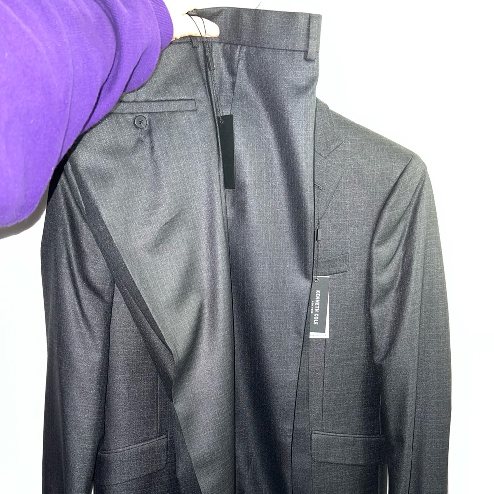 COPY - Charcoal Kenneth Cole jacket and pants suit